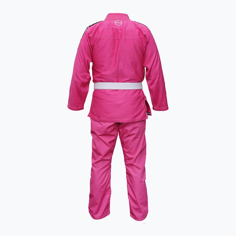 GI vaikiškas braziliškam džiudžitsu Octagon Caption pink 2