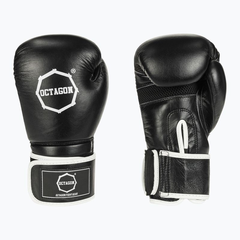 Bokso pirštinės Octagon Agat black/white 3