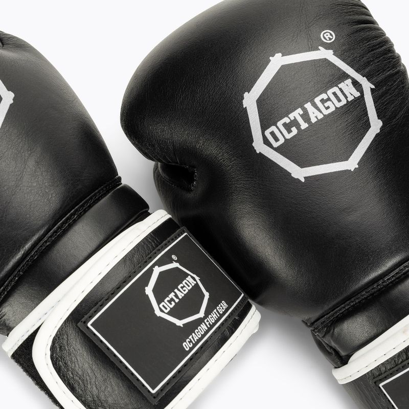 Bokso pirštinės Octagon Agat black/white 5
