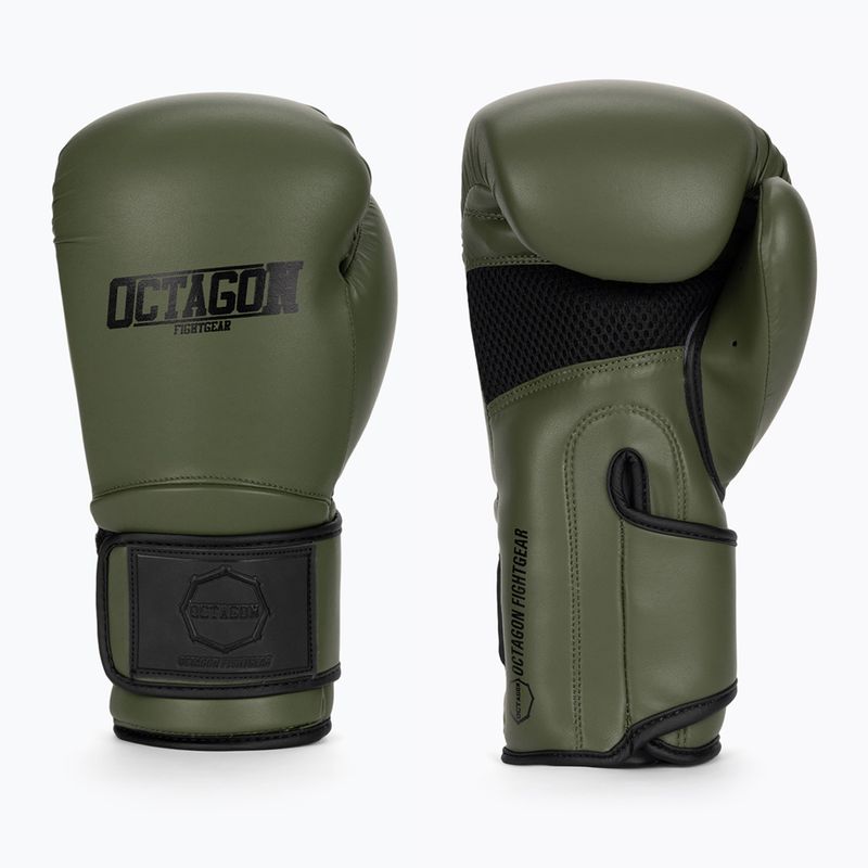 Bokso pirštinės Octagon Matt khaki