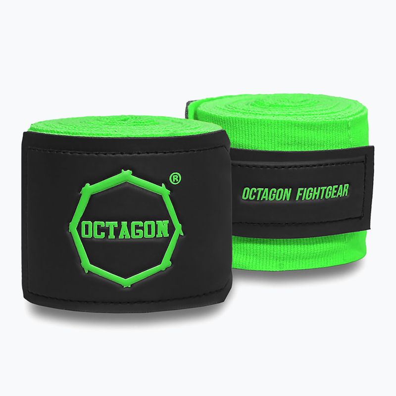 Bokso raiščiai Octagon Fightgear Supreme Basic 300 cm light green