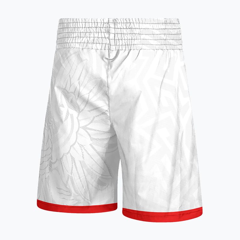 Vyriški bokso šortai Octagon Polska baltai raudoni white 2