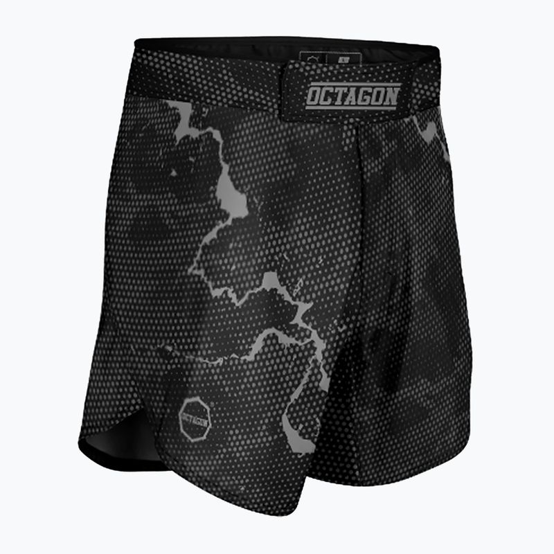 Vyriški treniruočių šortai Octagon Marble Camo MMA camo grey 3
