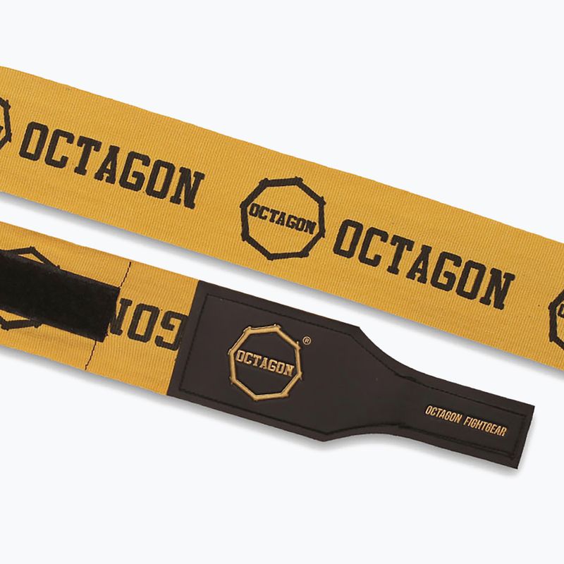 Bokso raiščiai Octagon Fightgear Supreme Printed 300 cm gold 3
