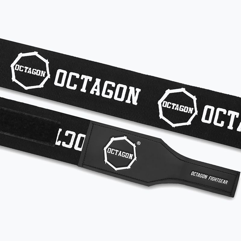 Bokso raiščiai Octagon Fightgear Supreme Printed 500 cm black/white 3