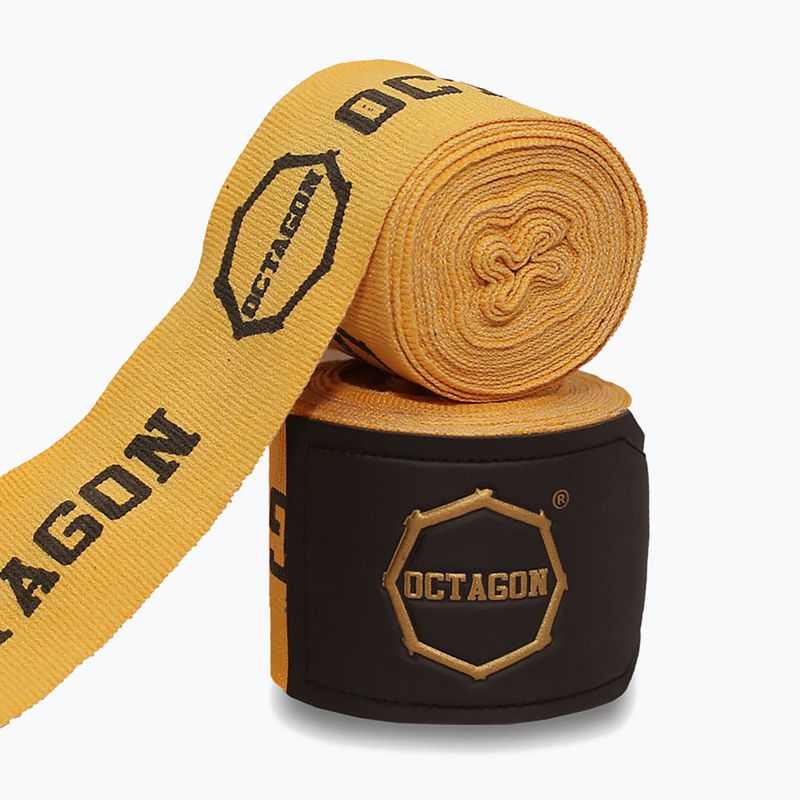 Bokso raiščiai Octagon Fightgear Supreme Printed 500 cm gold 2