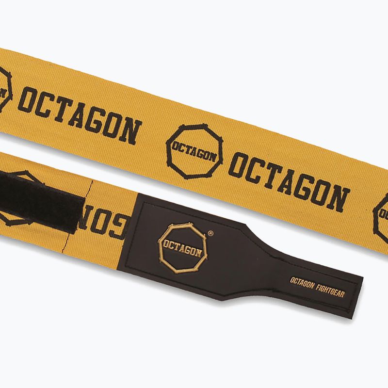 Bokso raiščiai Octagon Fightgear Supreme Printed 500 cm gold 3
