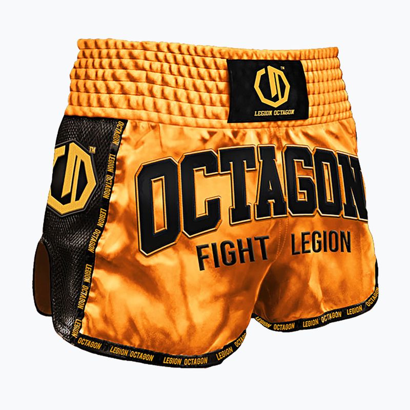 Treniruočių šortai Octagon kikboksas/Muay Thai Legion Fight Legion Premium gold