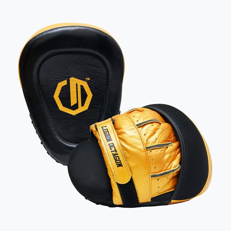 Trenerio treniruočių padai  Octagon Legion Pro Series black/gold 2