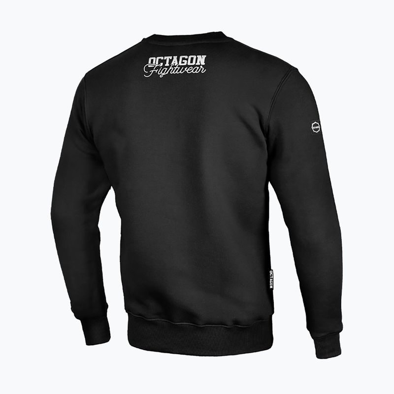 Vyriškas džemperis Octagon Trenuj Sporty Walki black 2