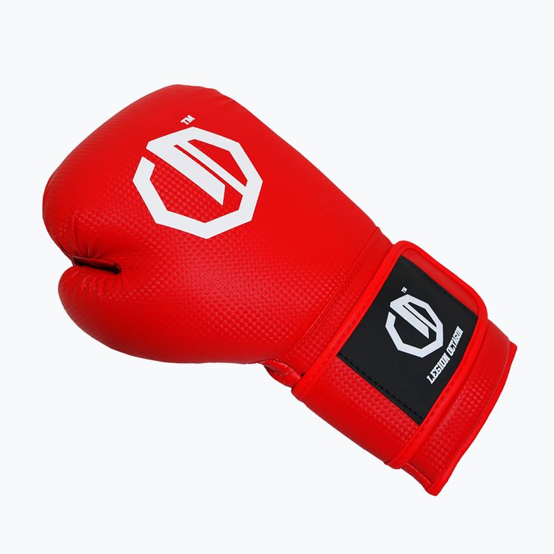 Bokso pirštinės Octagon Legion Kevlar red 2