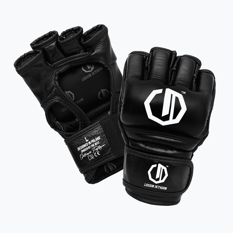Grapplingo pirštinės Octagon Legion President MMA black 2