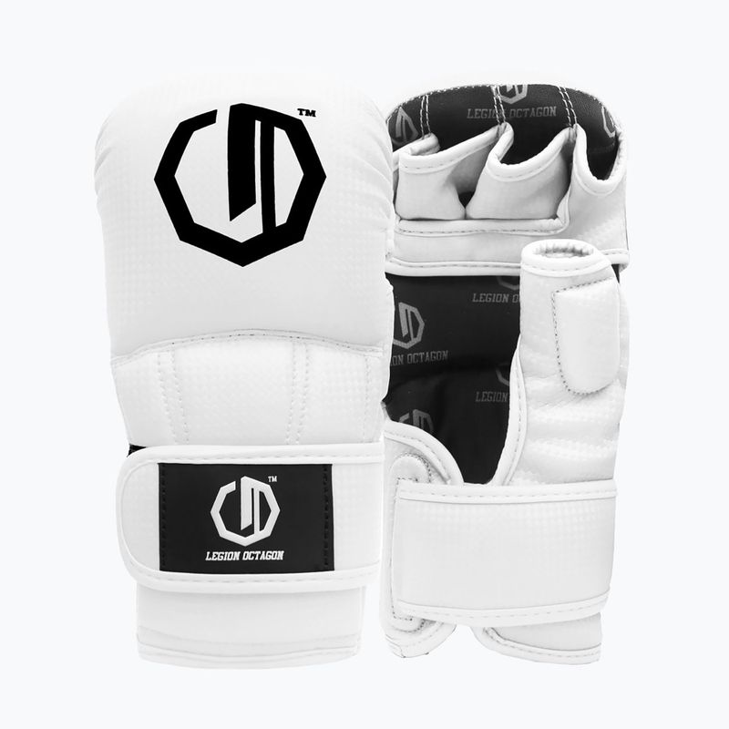 Pirštinės sparingui Octagon Legion Kevlar MMA white