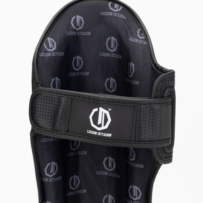 Blauzdų ir pėdų apsaugos Octagon Legion Kevlar black 7