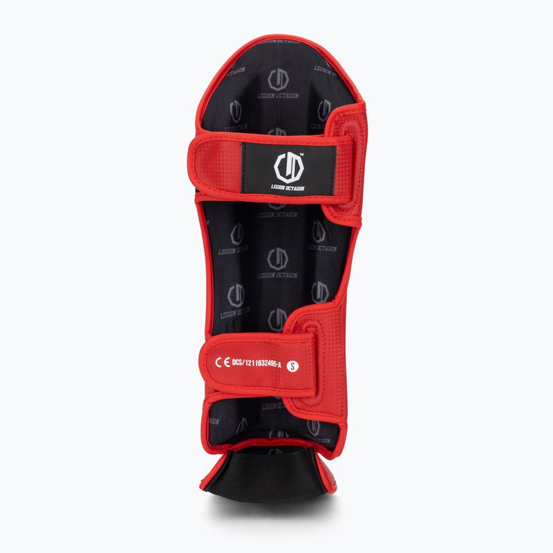 Blauzdų ir pėdų apsaugos Octagon Legion Kevlar red 5