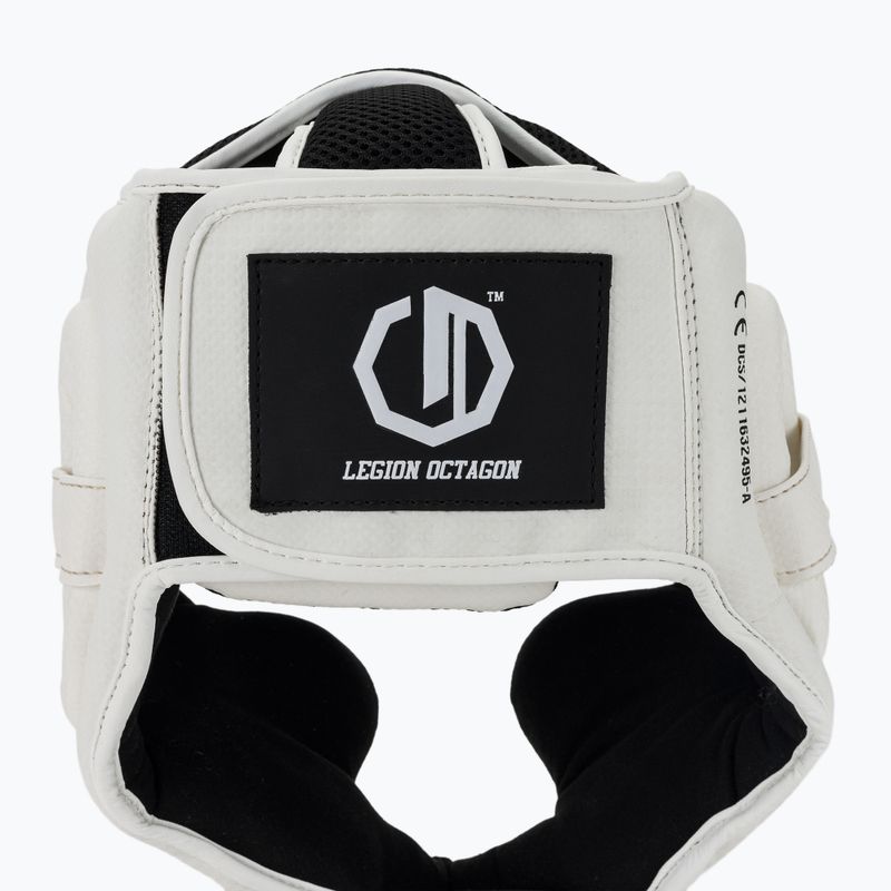 Bokso šalmas Octagon Legion Kevlar white 5