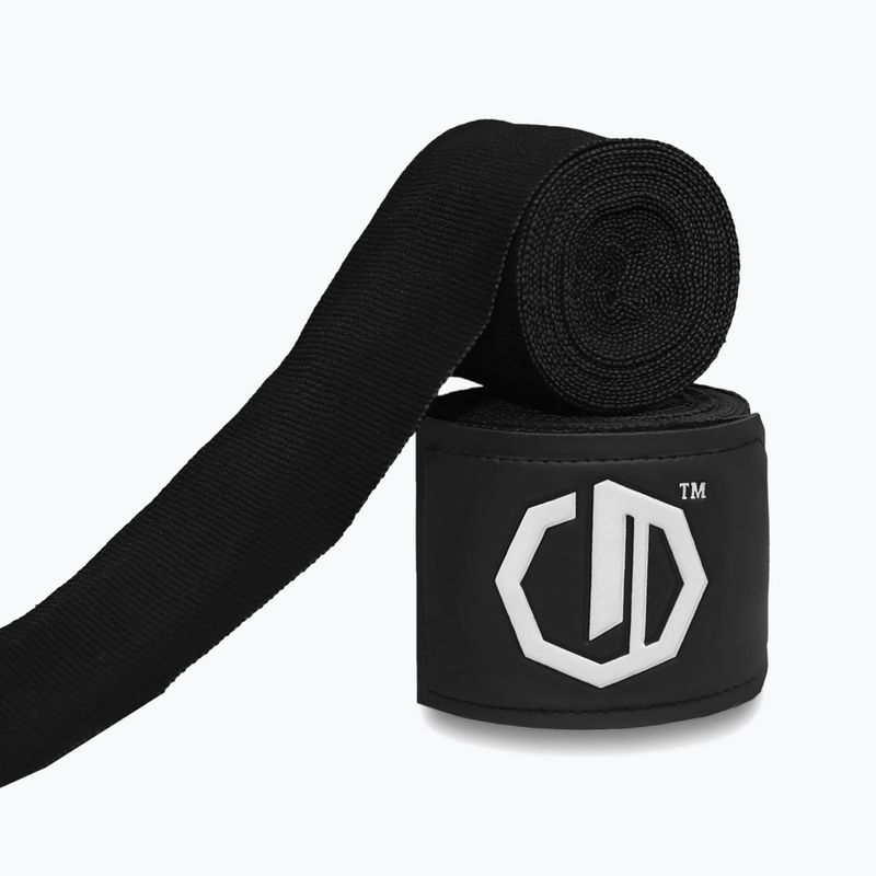 Bokso raiščiai Octagon Legion Supreme 400 cm black/white 2