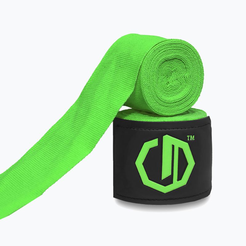 Bokso raiščiai Octagon Legion Supreme 400 cm light green 2