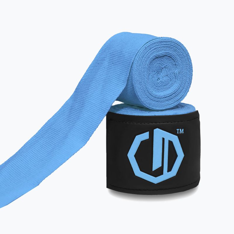 Bokso raiščiai Octagon Legion Supreme 400 cm light blue 2