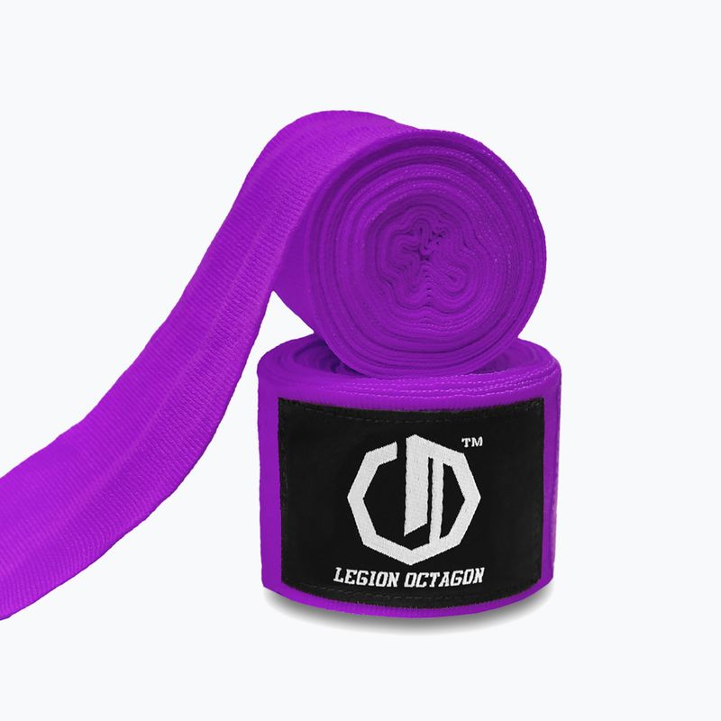 Bokso raiščiai Octagon Legion Standard 400 cm purple 2