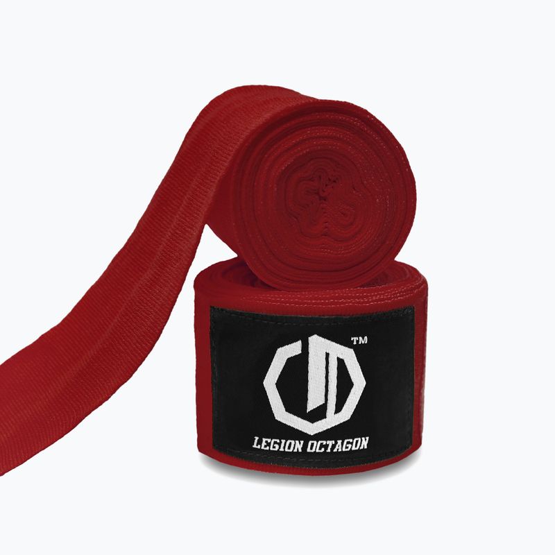 Bokso raiščiai Octagon Legion Standard 400 cm burgundy 2