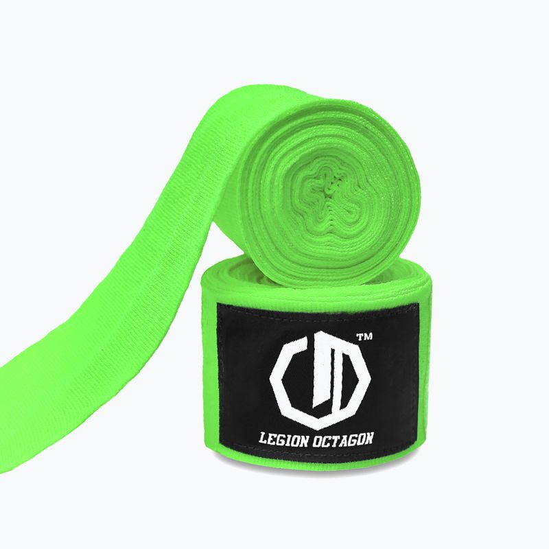 Bokso raiščiai Octagon Legion Standard 400 cm light green 2