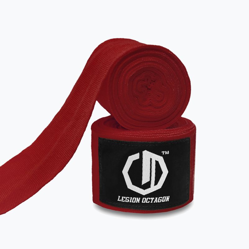 Bokso raiščiai Octagon Legion Standard 300 cm burgundy 2