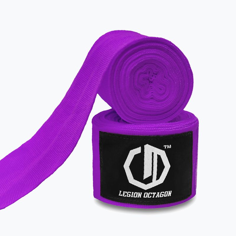 Bokso raiščiai Octagon Legion Standard 500 cm purple 2