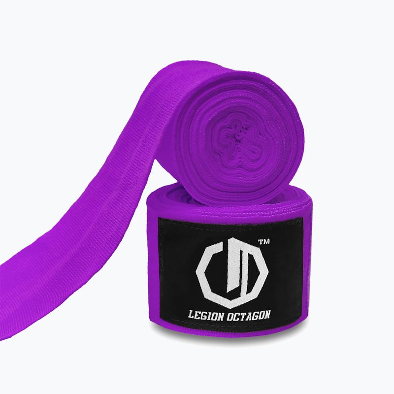 Bokso raiščiai Octagon Legion Standard 300 cm purple 2