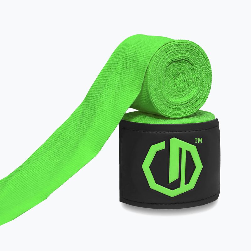 Bokso raiščiai Octagon Legion Supreme 500 cm light green 2