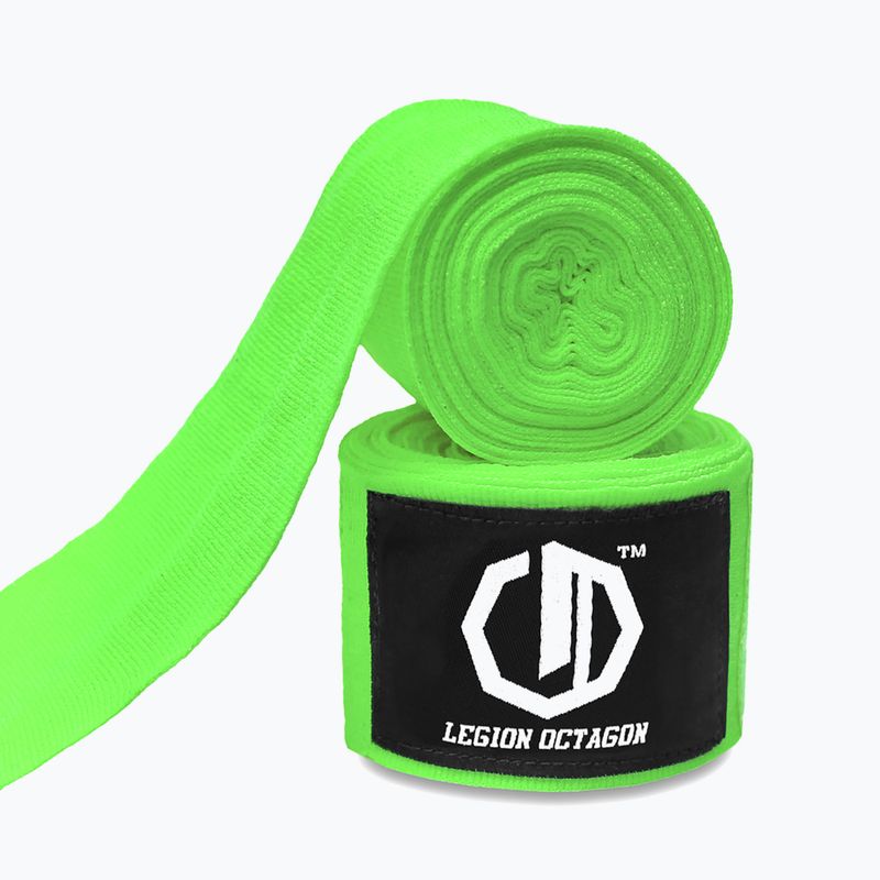 Bokso raiščiai Octagon Legion Standard 500 cm light green 2