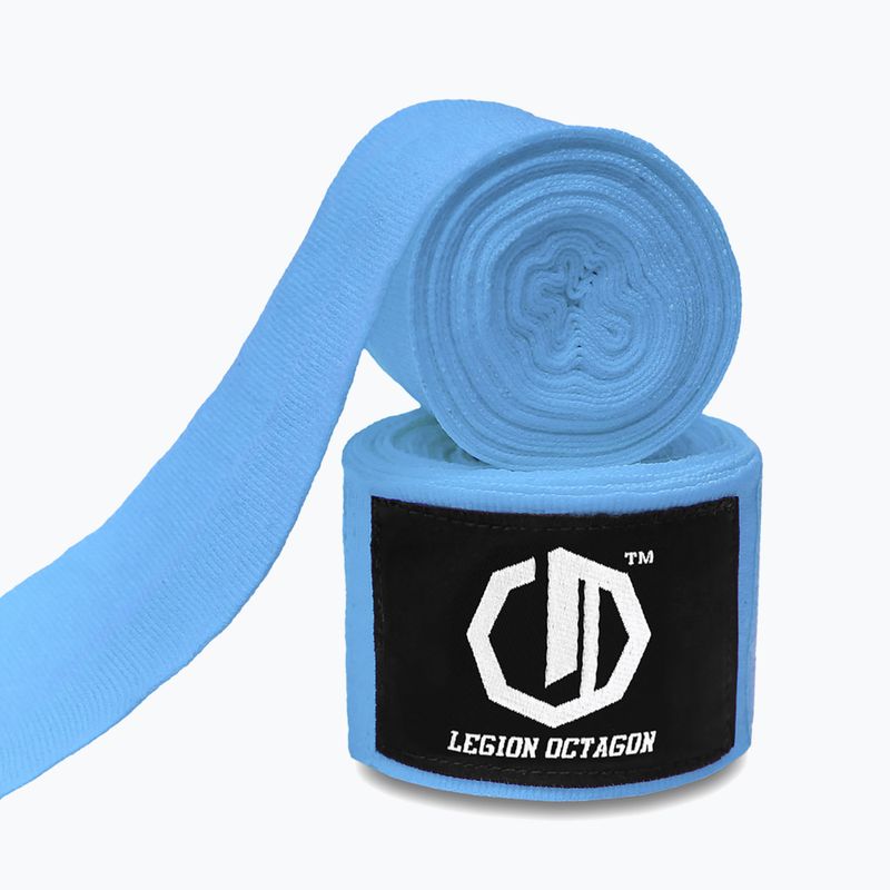Bokso raiščiai Octagon Legion Standard 500 cm light blue 2
