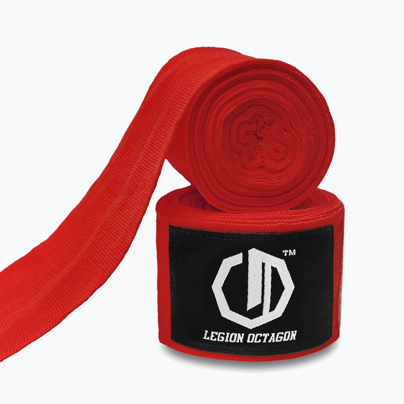 Bokso raiščiai Octagon Legion Standard 500 cm red 2