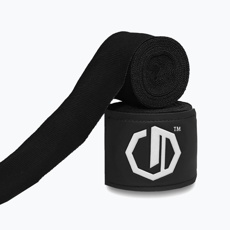 Bokso raiščiai Octagon Legion Supreme 500 cm black/white 2