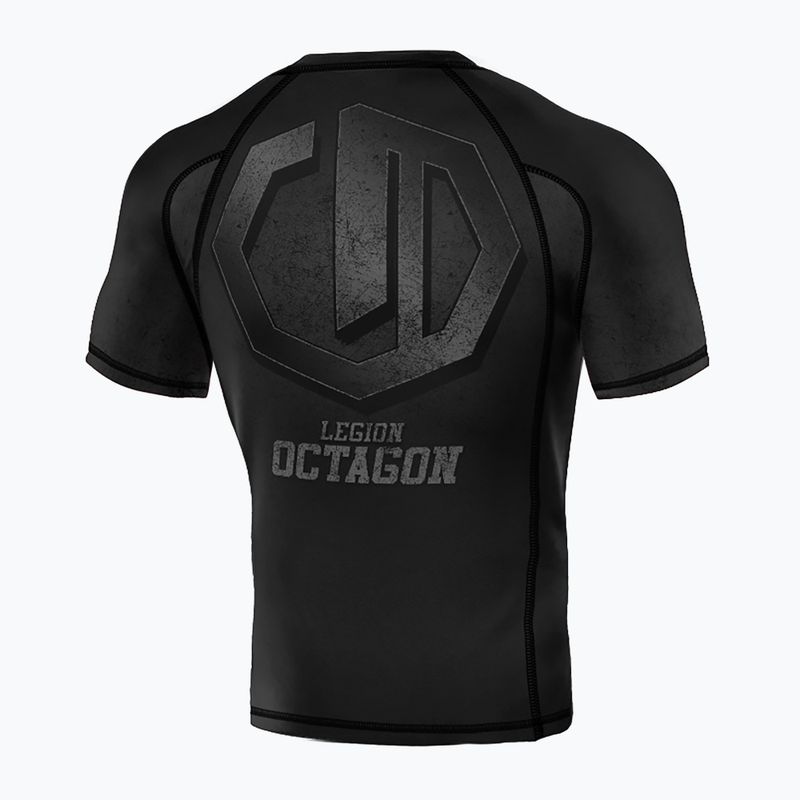 Vyriški marškinėliai Octagon Legion Premium Conquest black/grey 2