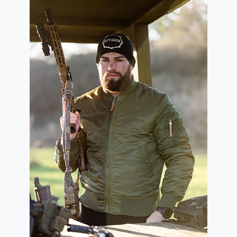 Vyriška žieminė striukė Octagon Legion Force army green 9