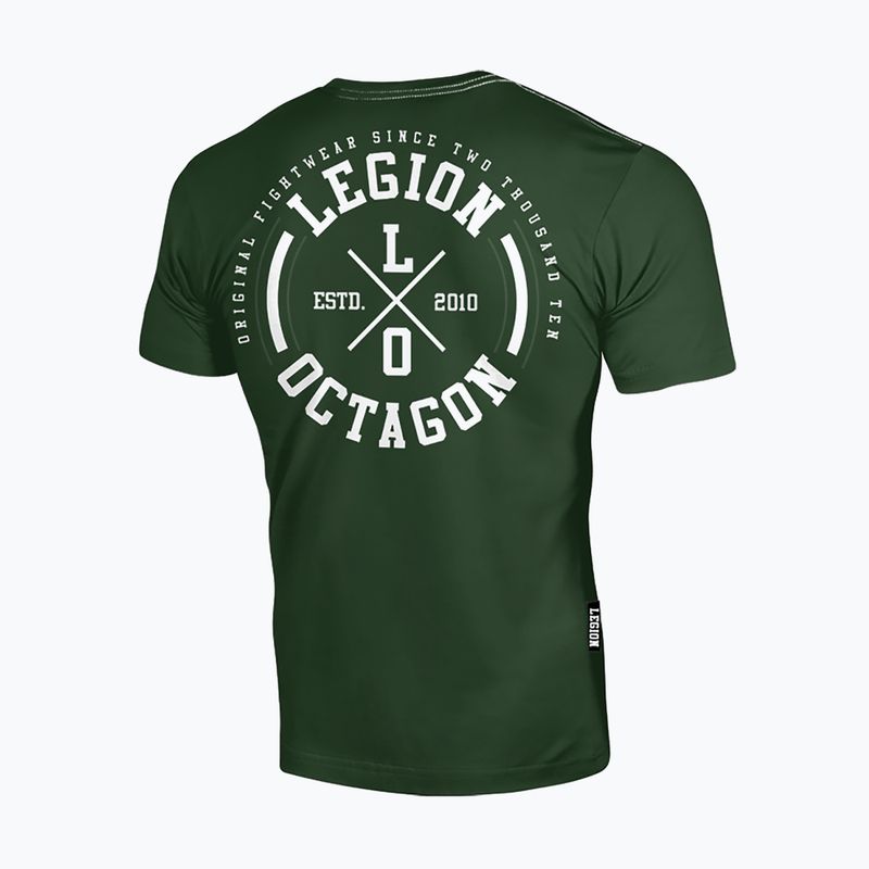 Vyriški marškinėliai Octagon Legion LO bottle green 2