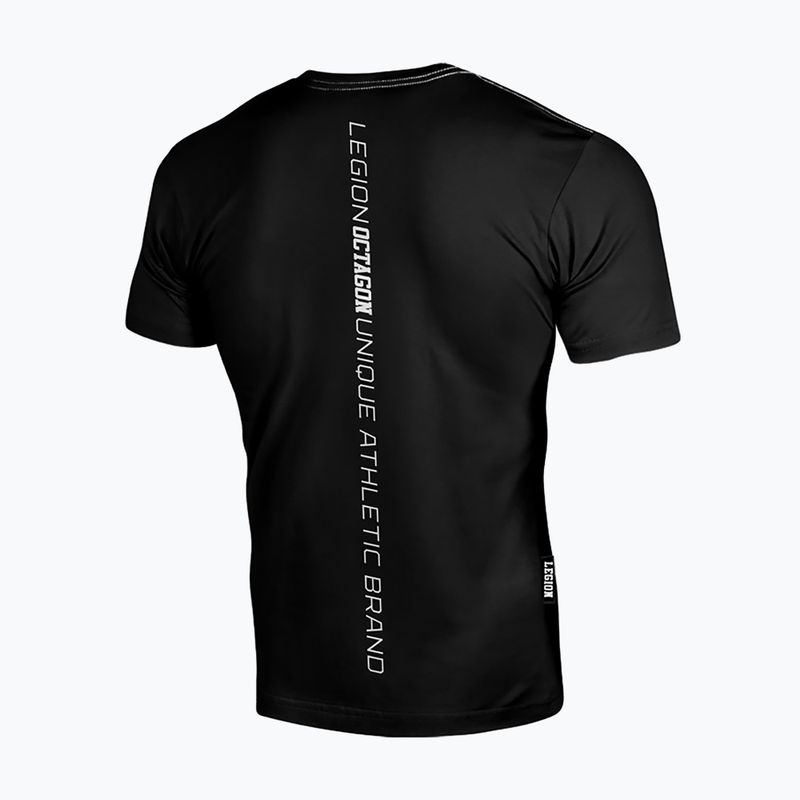 Vyriški marškinėliai Octagon Legion Unique black/white 2