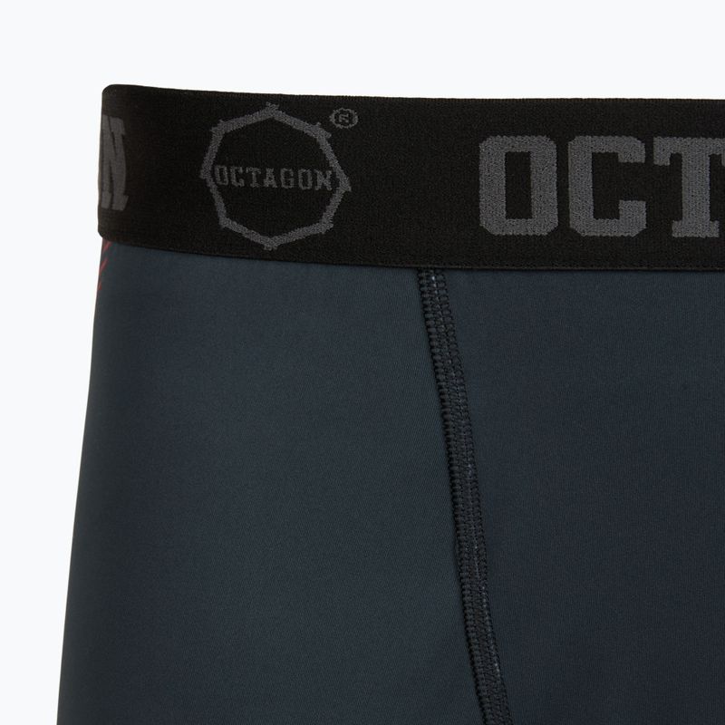 Vyriški treniruočių šortai Octagon Legion Escape black/red 3