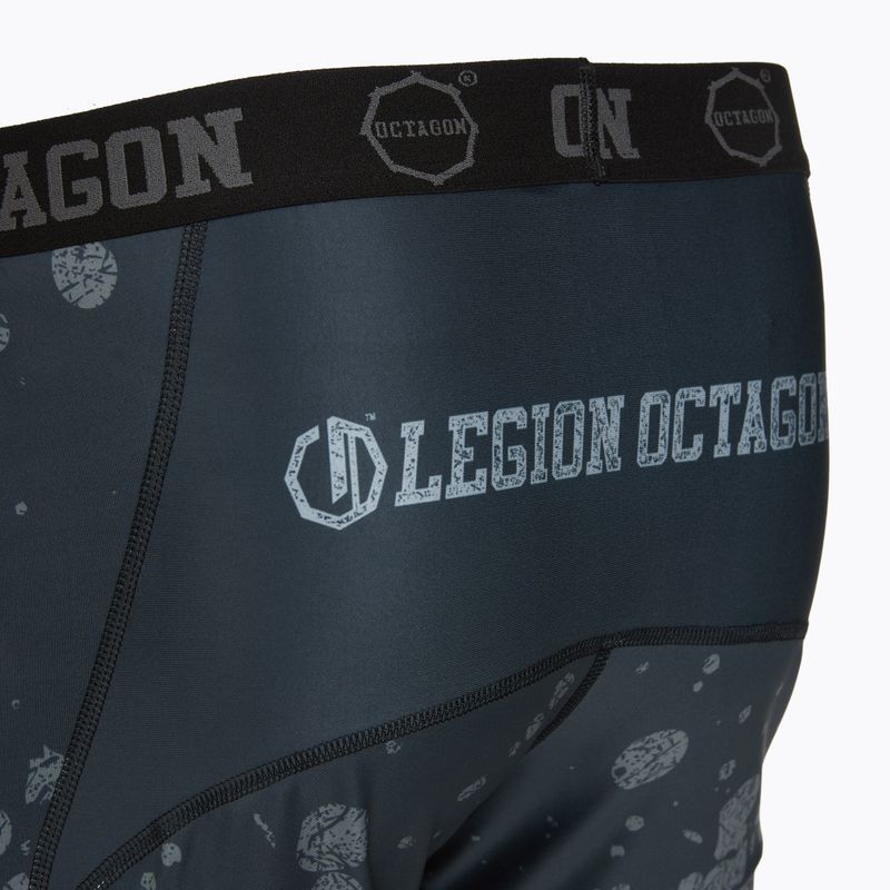 Vyriški treniruočių šortai Octagon Legion Grunge black/grey 4
