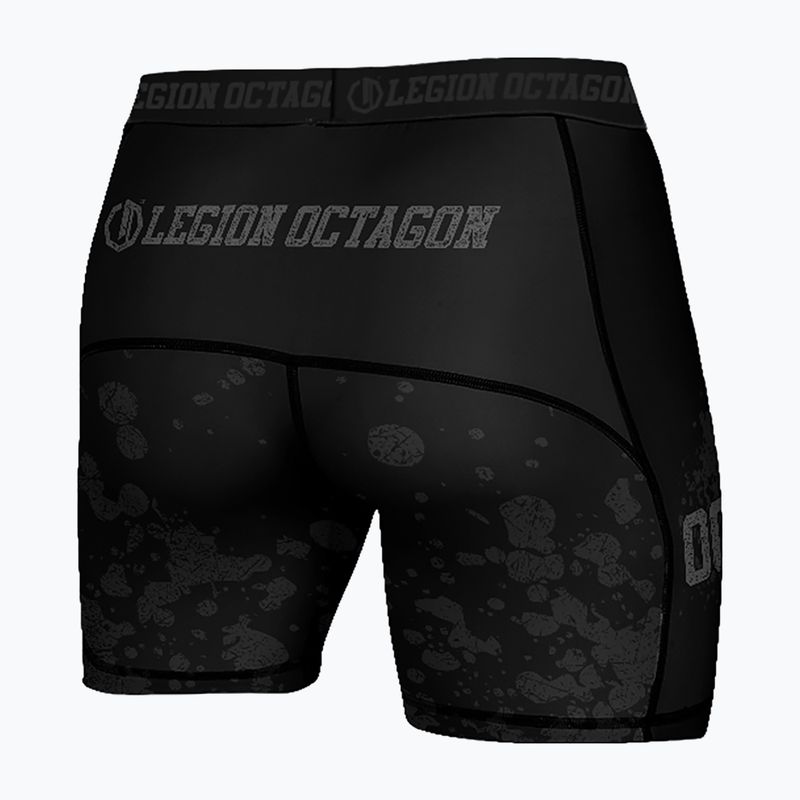 Vyriški treniruočių šortai Octagon Legion Grunge black/grey 2