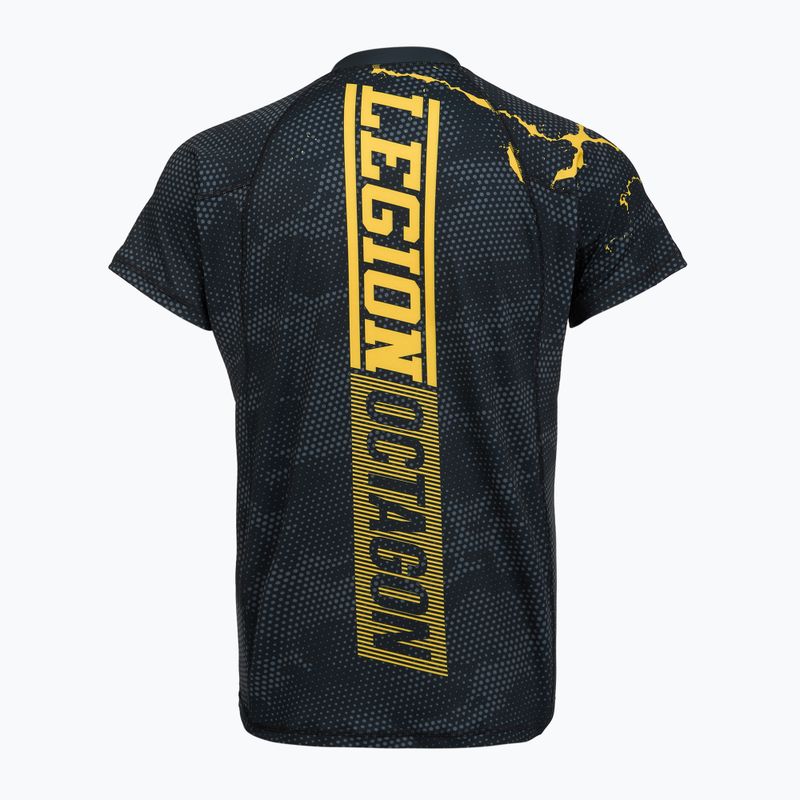 Vyriški marškinėliai Octagon Legion Premium black/yellow 2