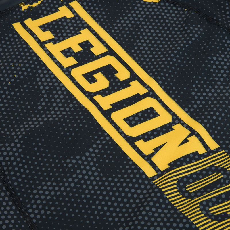 Vyriški marškinėliai Octagon Legion Premium black/yellow 4
