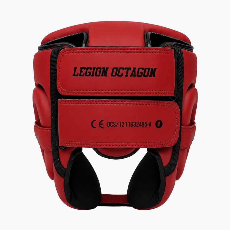 Bokso šalmas Octagon Legion Enforcer red 2
