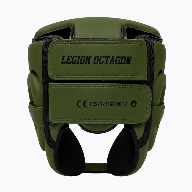 Bokso šalmas Octagon Legion Enforcer dark green 2