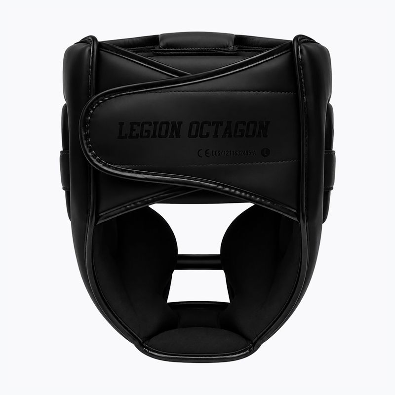 Bokso šalmas Octagon Legion Guardox 2w1 black 3