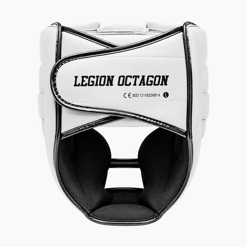 Bokso šalmas Octagon Legion Guardox 2w1 white 3