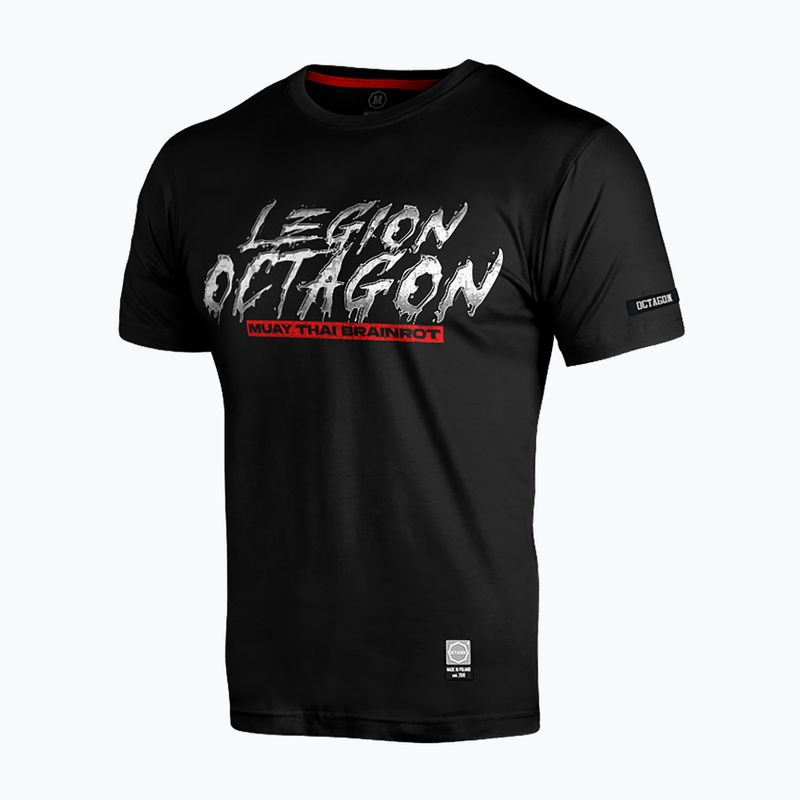 Vyriški marškinėliai Octagon Legion Brainrot Thaigerini Muaythini black/multicolor