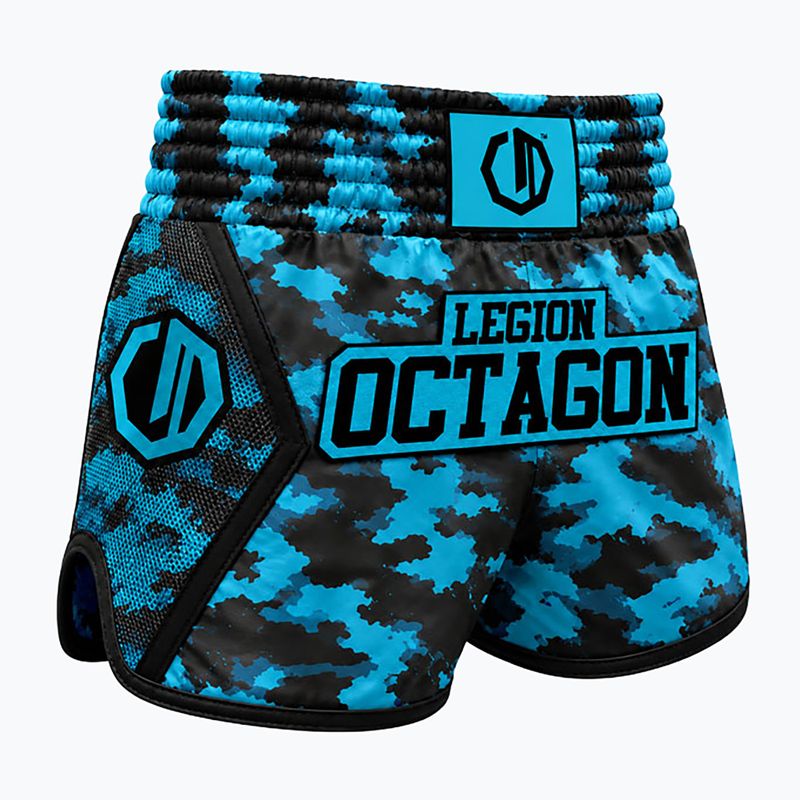 Treniruočių šortai Octagon Legion Kickboxing/Muay Thai Premium arctic strike