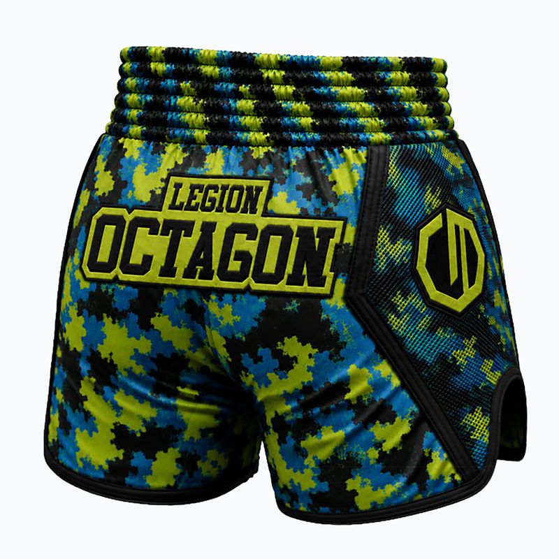 Treniruočių šortai Octagon Legion Kickboxing/Muay Thai Premium toxic unit 2